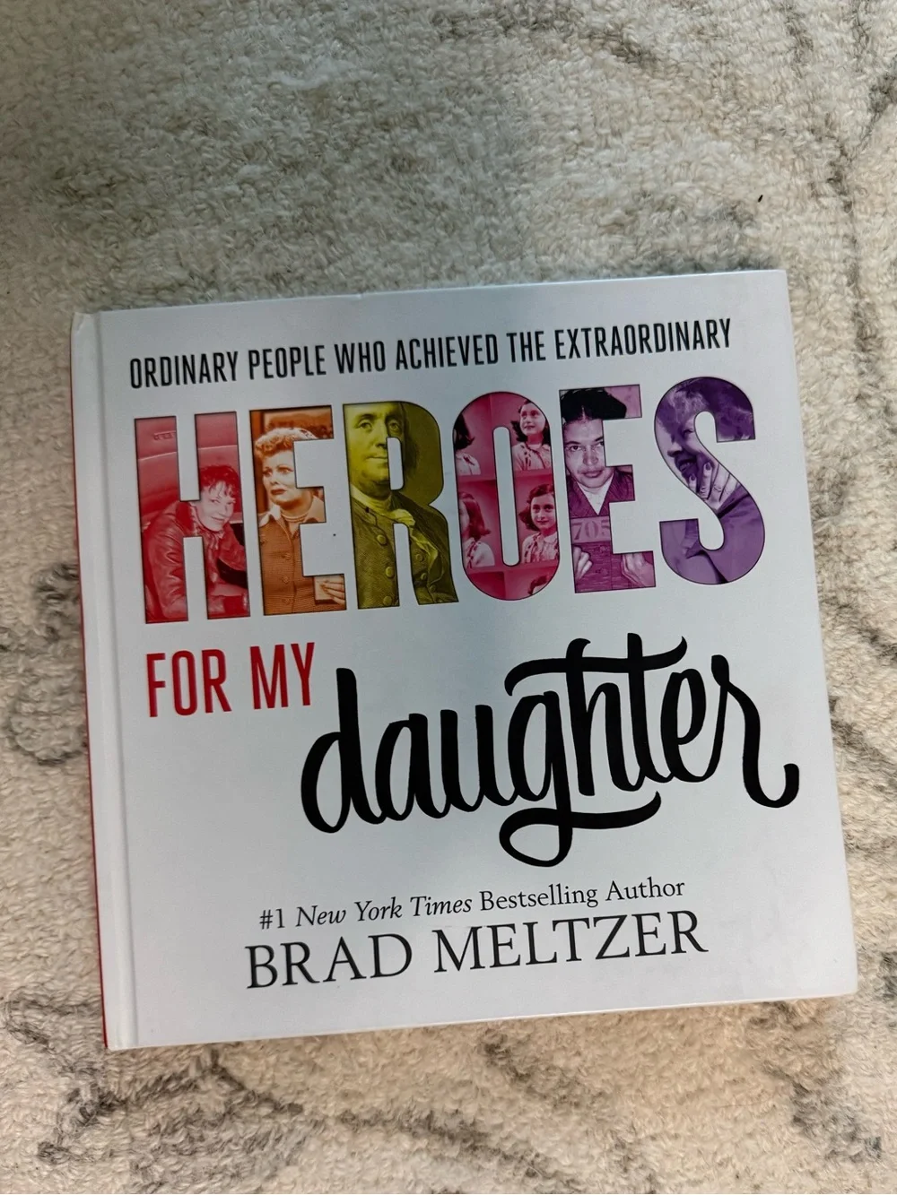 Heroes for My Daughter - White Cover